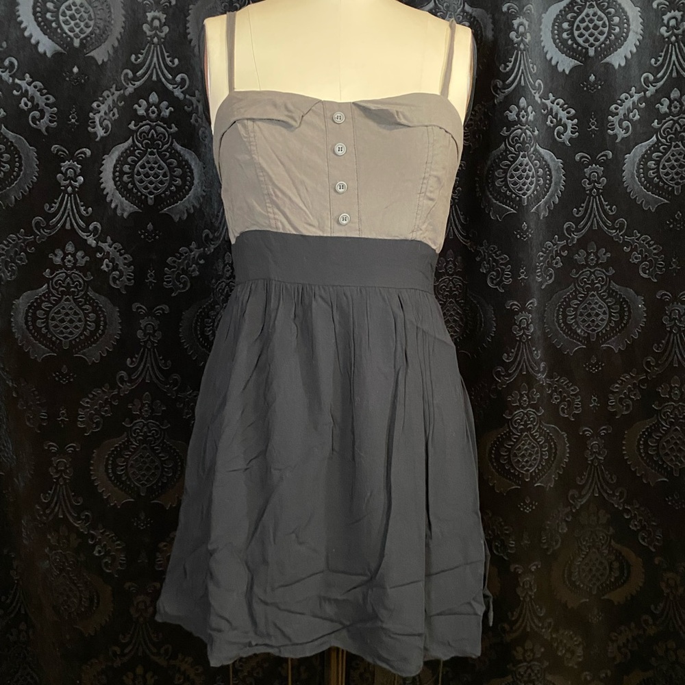 Forever 21 Two-Tone Gray Mini Dress